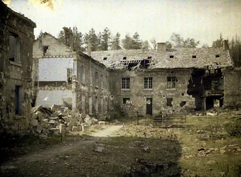 Usine de verre, Vauxrot, Cuffies, Aisne, France, 1917